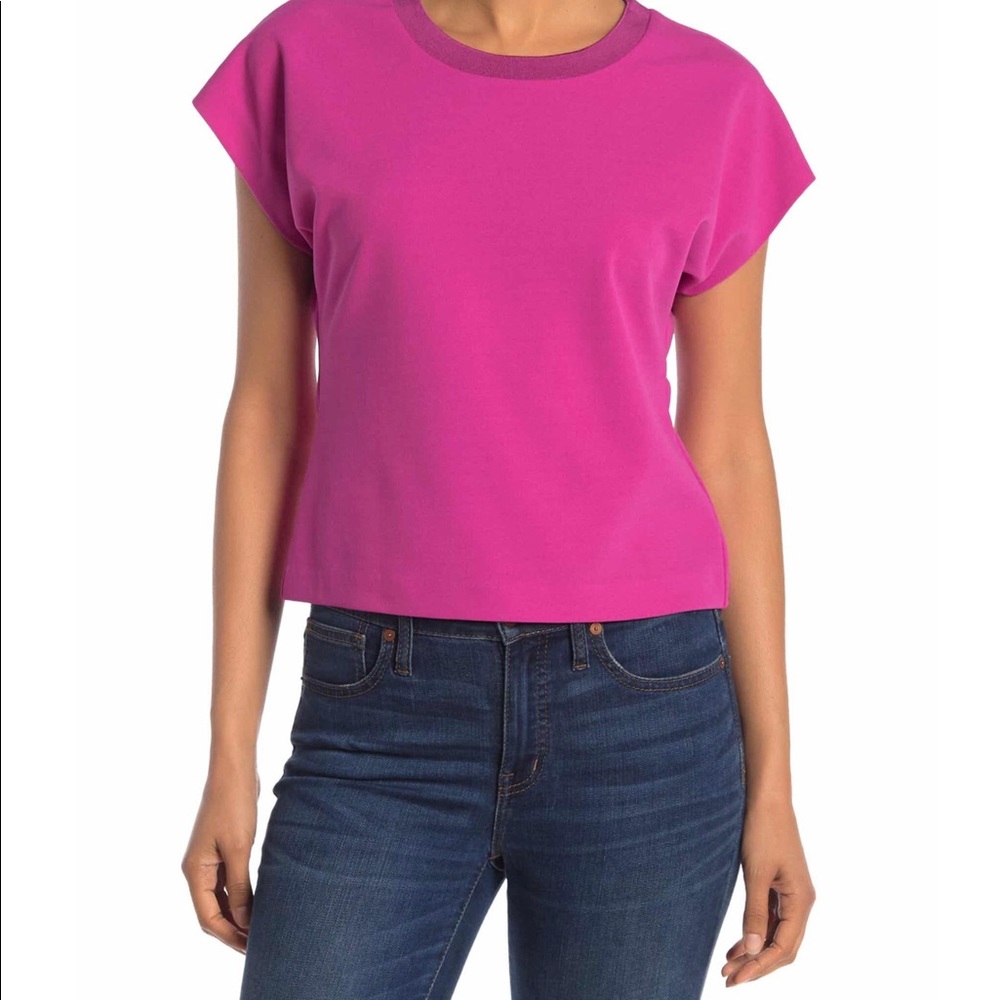 Rachel Roy Karlie Crew Scooped Neck Top NWT